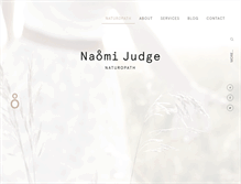 Tablet Screenshot of naomijudge.com